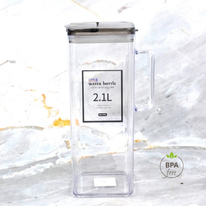 냉장고 정사각 물병 2.1L(1510)